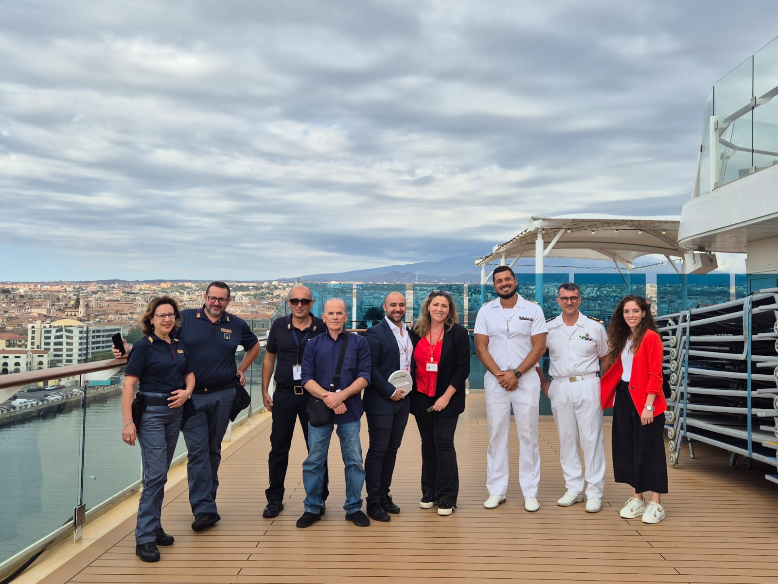 Mein Schiff 4 Makes Its Historic First Call at Catania Cruise Terminal